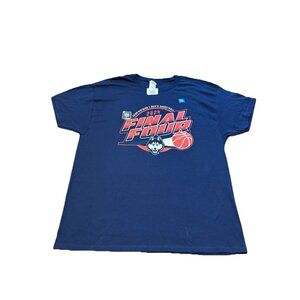 Adult UCCON 2024 Final Four Basketball NCAAGraphic T-Shirt Size XL NWT Blue